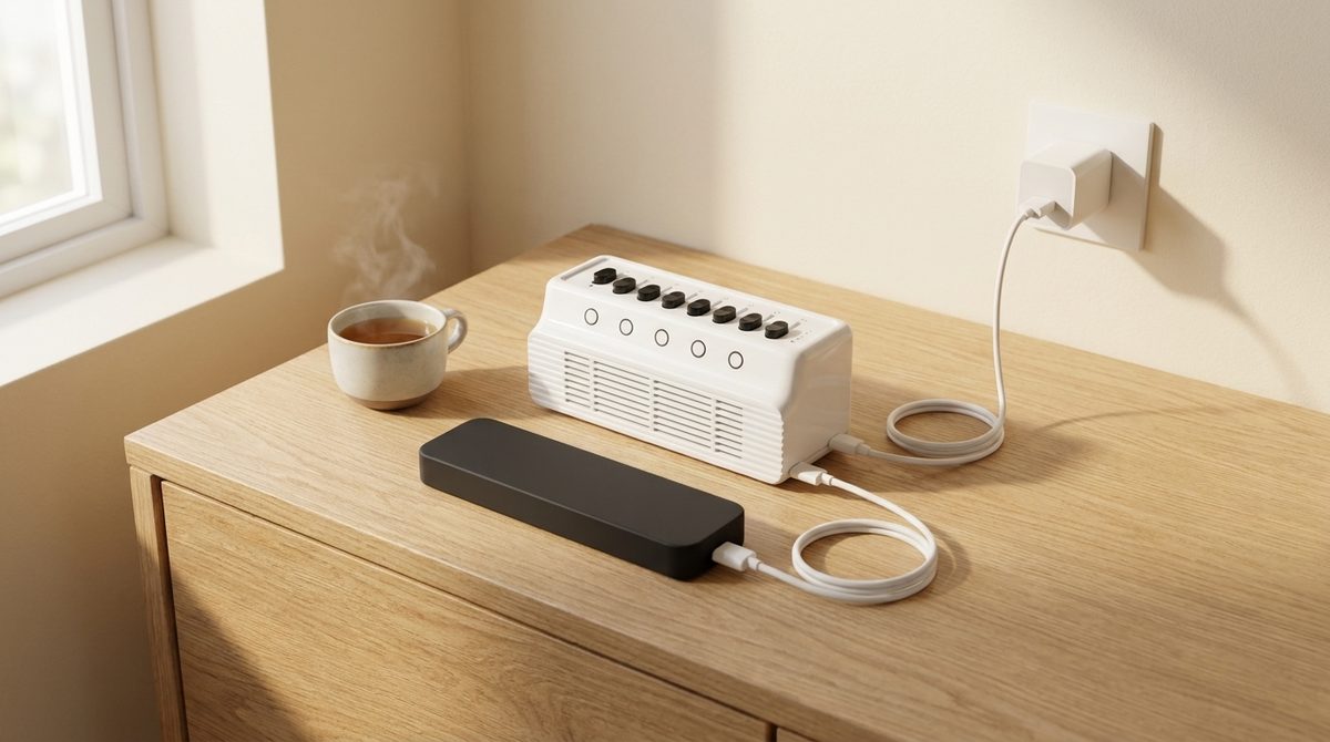 Both devices charging by USB